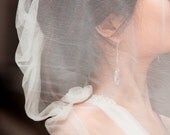 BOLD BRIDE Bridal Crystal Earrings. Crystal Teardrop Earrings. Swarovski Crystal Wedding Earrings. Vintage Style Bridal Earrings