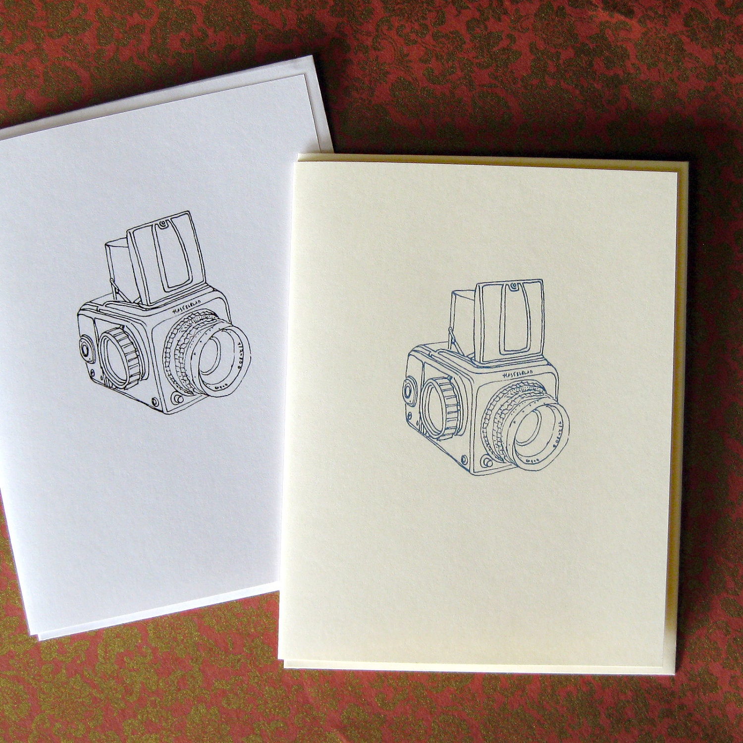 Camera (Hasselblad) Illustration Note Card
