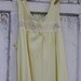 Vintage Nylon Nightgown-Sunshine Yellow