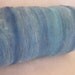 Fiber Batt Alpaca, Merino, Soy Silk, Icelandic Wool, Angelina (Blue Skies Part II) 3 oz