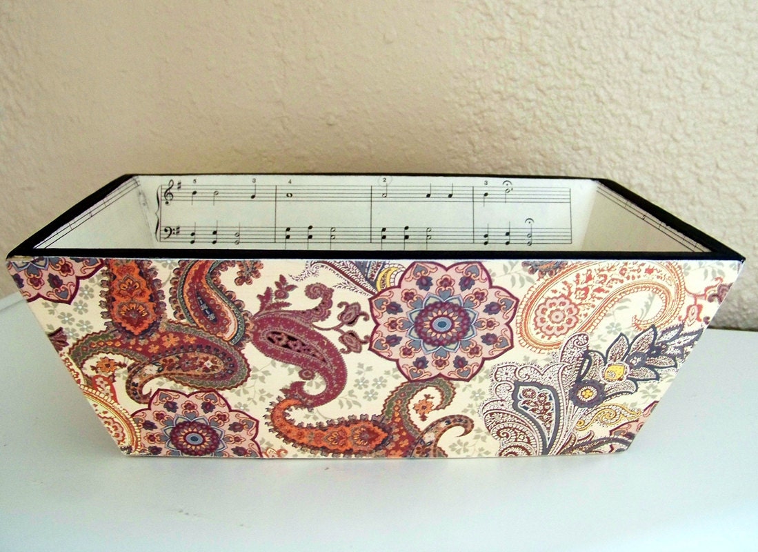 Autumn Paisley Tray