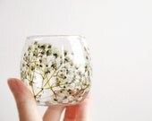 Candle Votive - Baby's Breath Wedding Collection - ready to ship