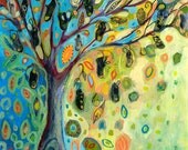 Abstract Shoe Art - "The Running Tree"  8x10 Fine Art Print by JENLO