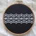 diy cross-stitch pattern/kit - amazing lace- to be framed in the 5 inch hoop VARIOUS COLORS AVAILABLE