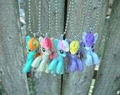 You Choose Pony 2 Inch Size My Little Pony Necklace on 16 Inch Ballchain Kitsch Kawaii NEW STOCK IN