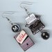 Virginia Woolf Earrings vintage Typewriter Mrs Dalloway