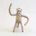 Vintage Style Spun Cotton Monkey Ornament