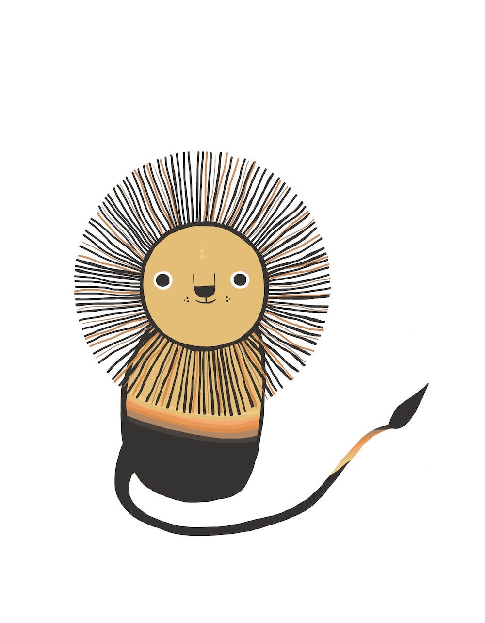 Print - Little Lion - 5x7