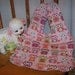 Chenille Bib owls pink snap absorbent gift baby toddler by PETUNIAS