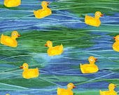 Eric Carle, 10 Little Rubber Ducks, Ducks Fabric - By the Yard
