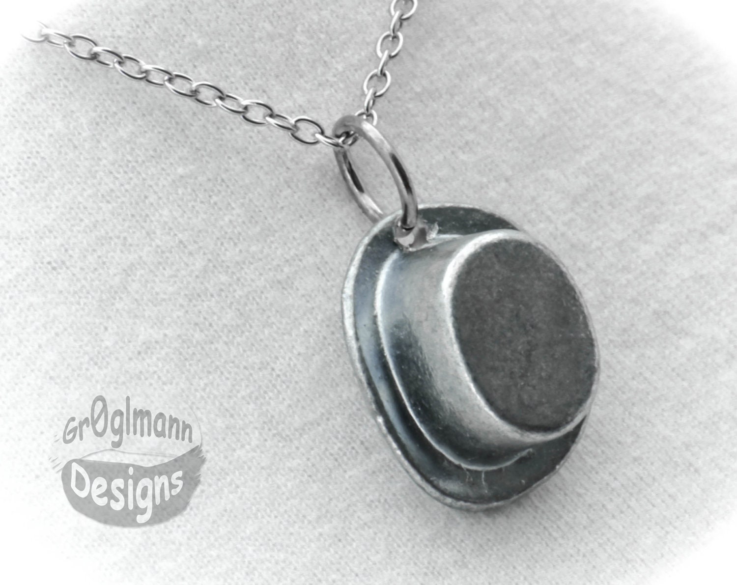 Limited - Monopoly Top Hat Token Necklace :)