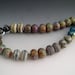 Naos Glass - One of Each Bead Pair Mega Set - Artisan Glass Beads Handmade Lampwork Beads SRA Made To Order - 22k Gold Lilac Teal Mustard