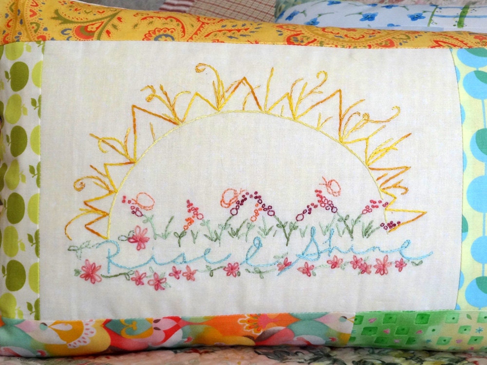 Rise and Shine Hand Embroidery PDF Pattern Instant Digital Download