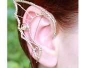 Custom silver hair-friendly elf ears