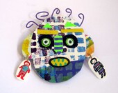 Colorful native face Brooch