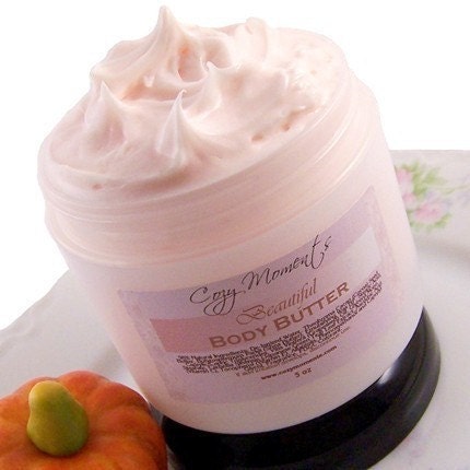 Pumpkin Cheesecake scented Beautiful Body Butter, Paraben Free - with Shea Butter, Cocoa Butter, and Japanese Green Tea (5 oz)