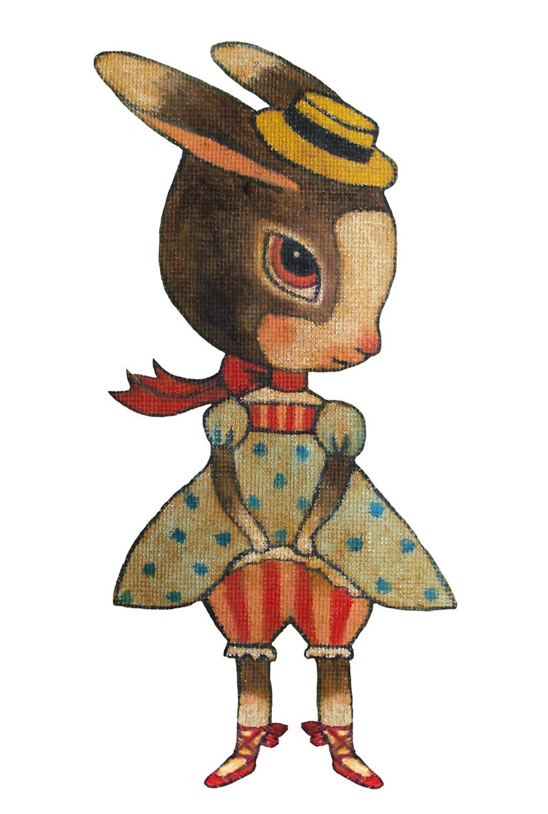 JamFancy Fridge Magnets - Rabbit Pantaloons