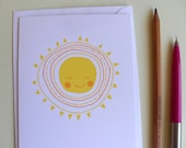 Hello Sunshine - Screen-printed Card