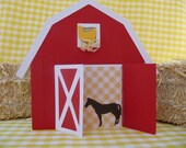Barnyard Animal Farm Birthday Party Invitations - Set of 8 any color customizable THE ORIGINAL
