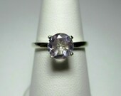 Light Amethyst Sterling Silver ring Size 7