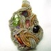 Wire wrap necklace pendant - Tanzanite Tourmaline Amethyst Orange Kyanite STerling Silver Gold Rubellite Watermelon Crystal gem