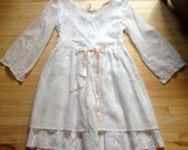 70s Handmade Princes Dress Girls 5/6