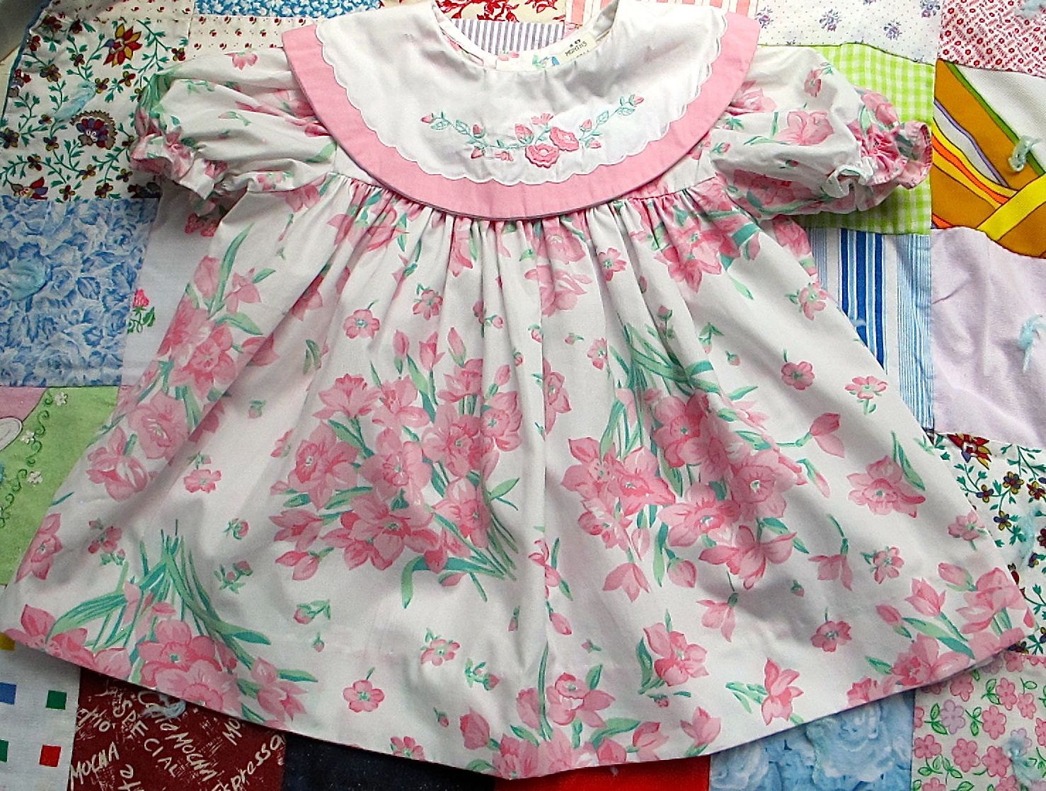 Pink Daffodil Dress 12-18 Months
