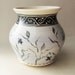 Sea Turtle Swimming Vase Wheel Thrown Pottery