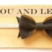 Baby bow headband - Indian princess bow with brown soft leather and natural elastic