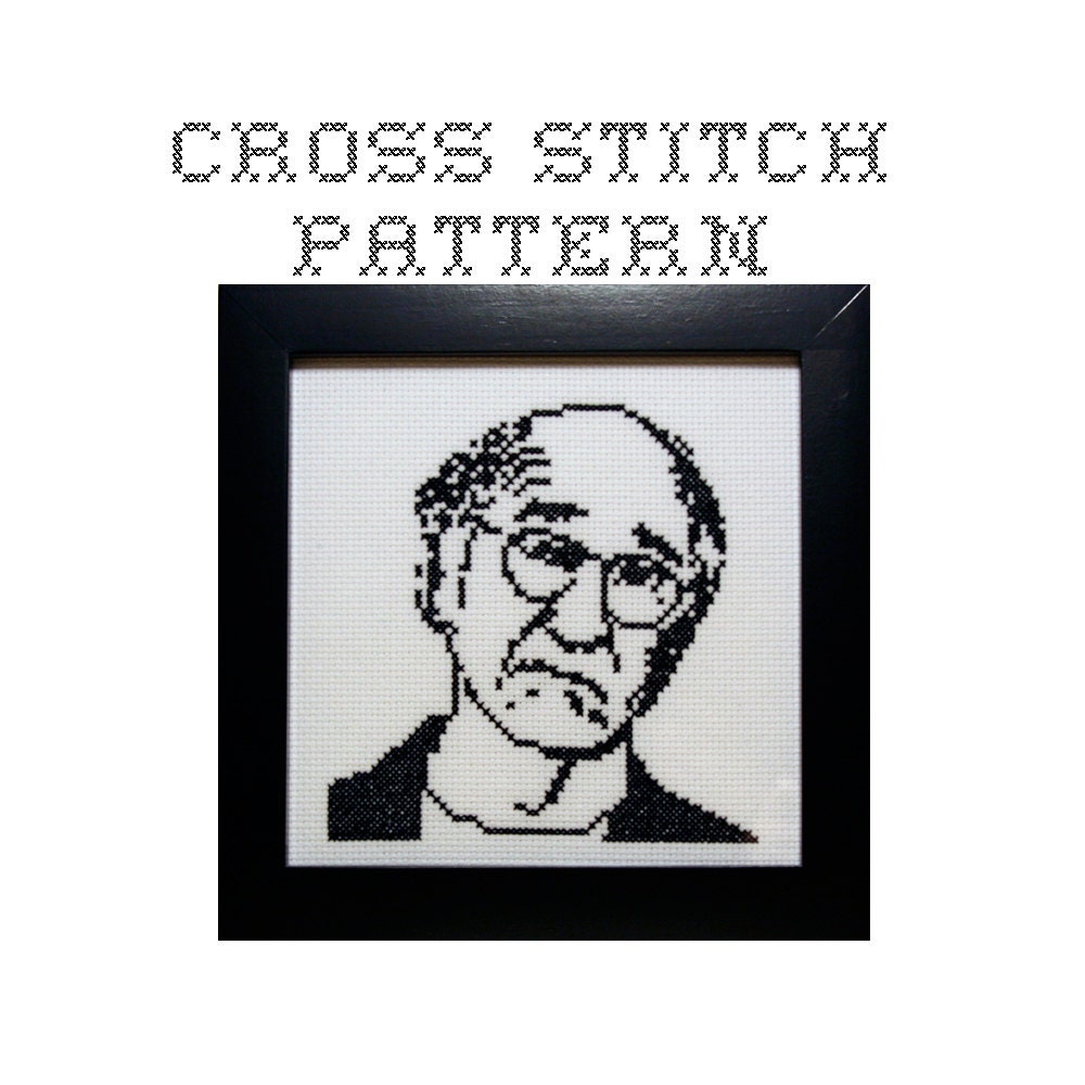 DIY Larry David - .pdf Original Cross Stitch Pattern - Instant Download