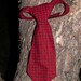 ready to ship Toddler 10 inch baby boy Necktie red and black plaid