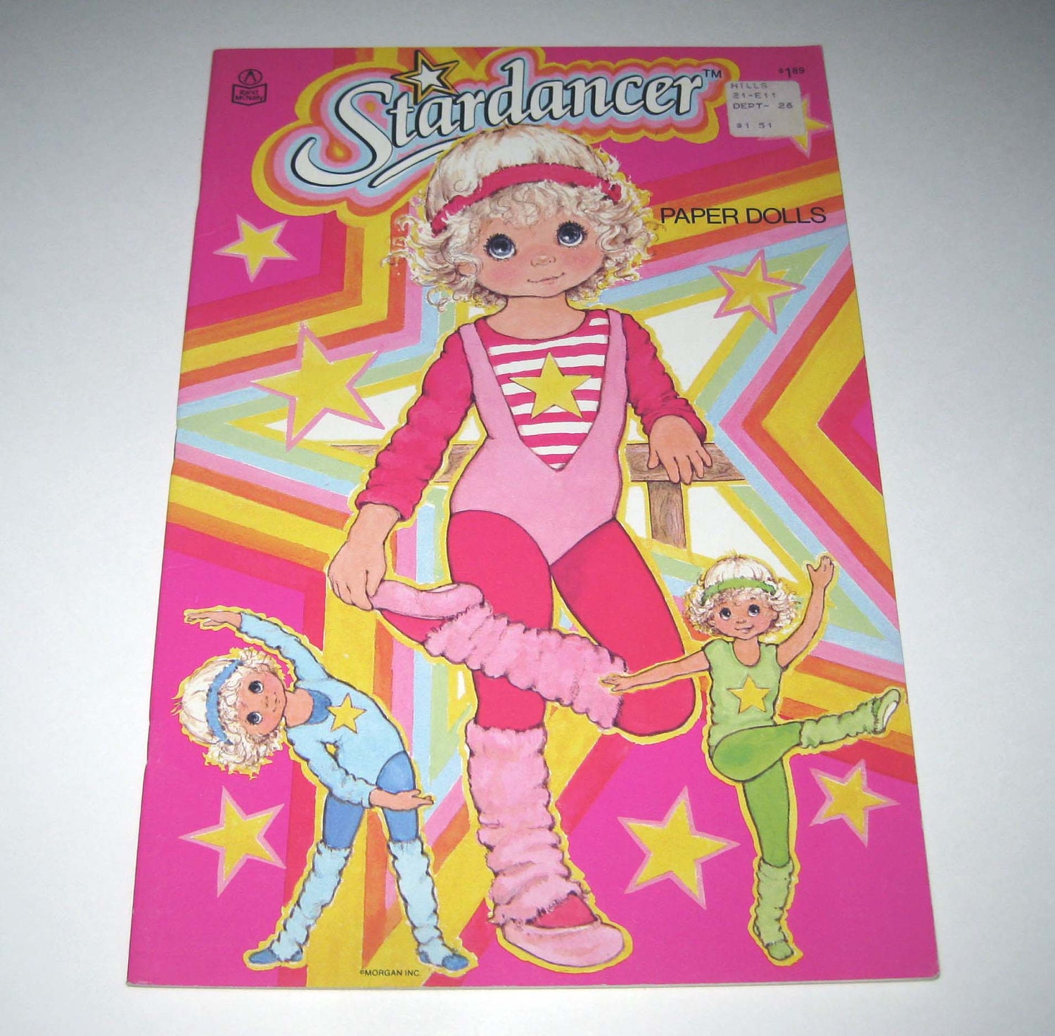 Vintage 1980s Stardancer Paper Doll Book for Children