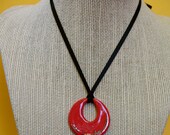 Fear No Evil - Small Ceramic Pendant