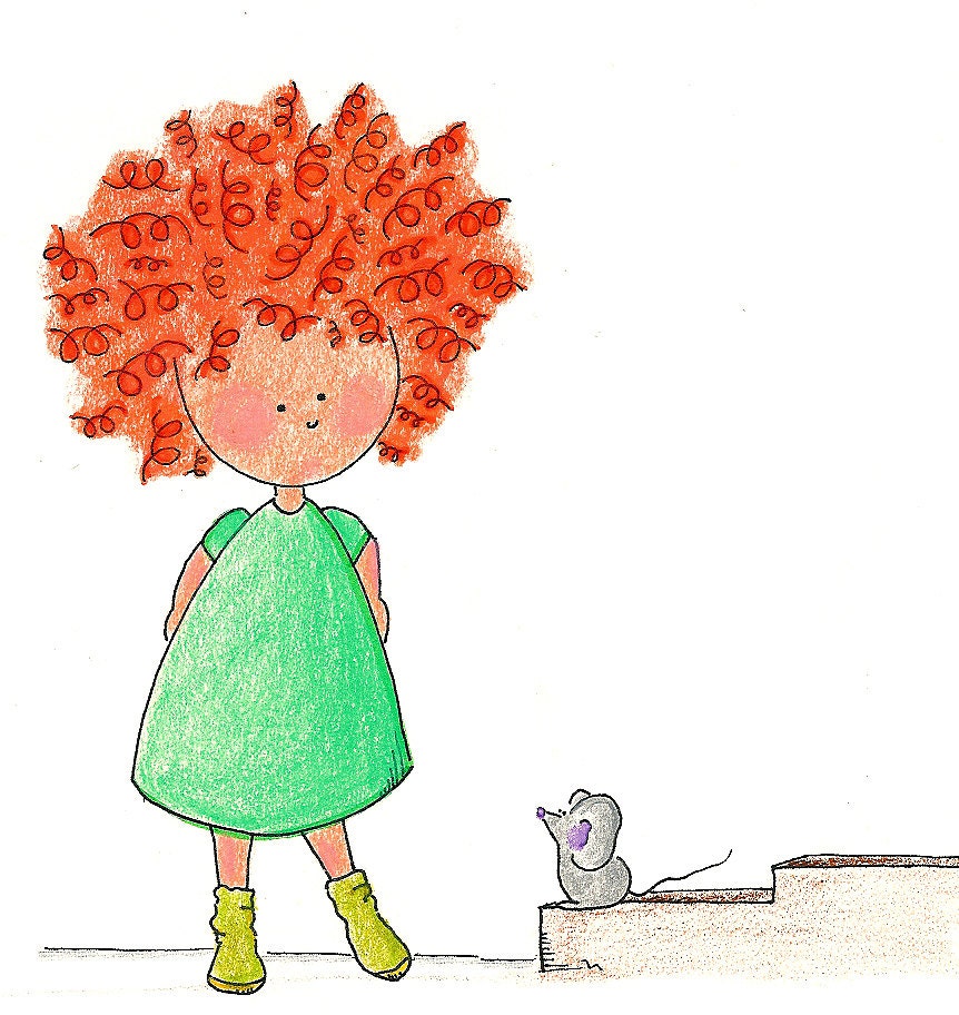 Chiquita has a Friend  -  Children illustration  -  Digital print