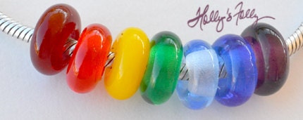 Rainbow Chakra European Charm Beads Yoga