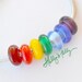 Rainbow Chakra European Charm Beads Yoga