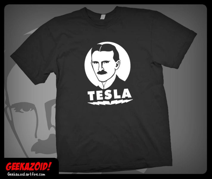 Tesla T-Shirt Science Geek