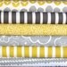 BELLA fat quarter bundle--6 pieces---1-1/2 yards total--Lotta Jansdotter for Windham Fabrics