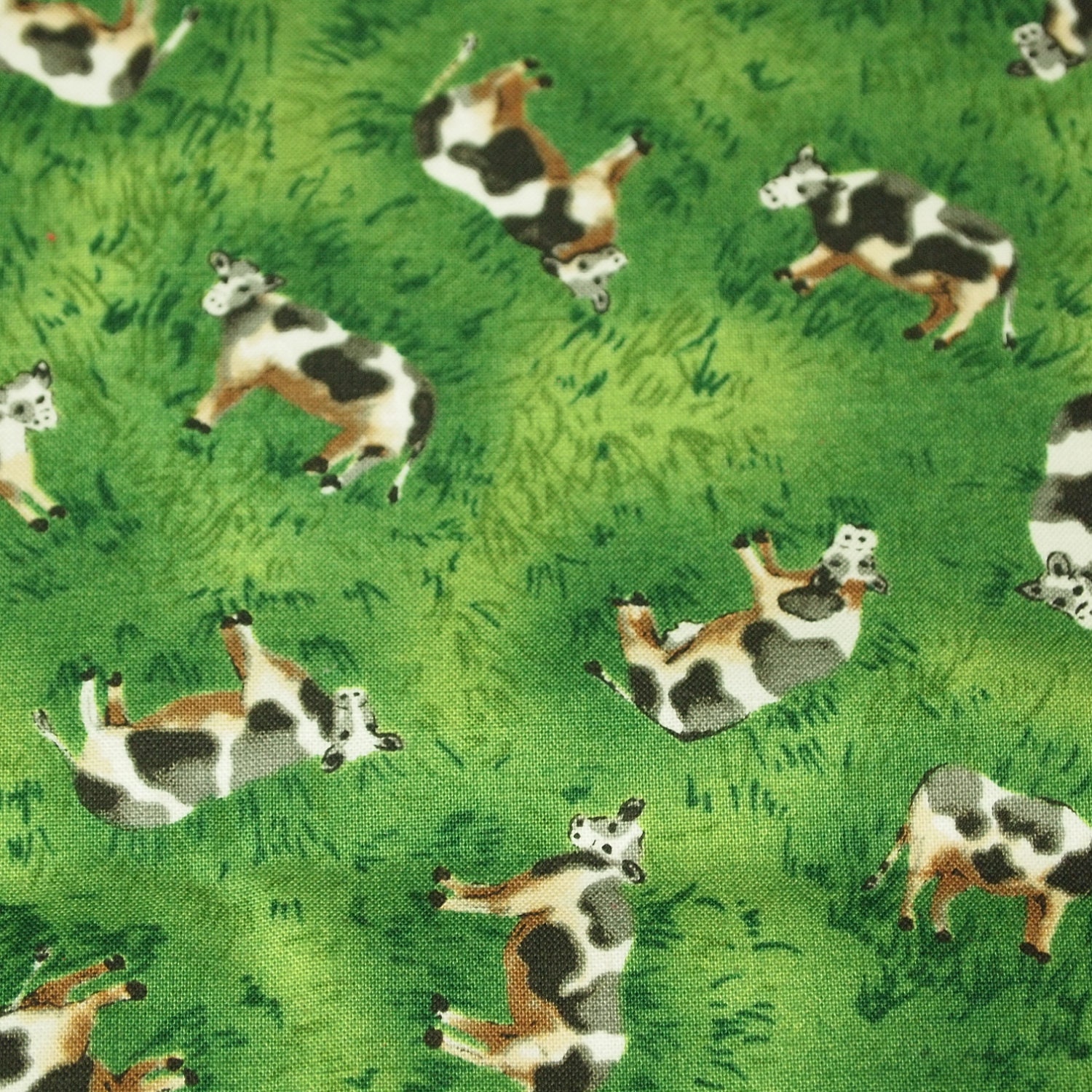 cute-cow-print-novelty-fabric-46x-35-by-vintagevice-on-etsy