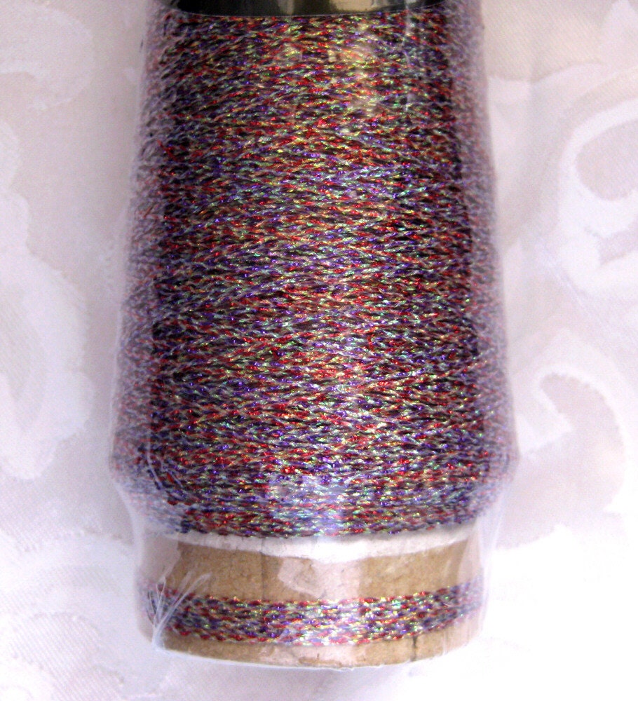 Size 10 Metallic Crochet Thread SWTC Shimmer yarn by crochetgal
