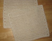 Off White Cotton Dishcloth set of 2