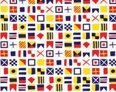 Seven Seas by Michéle Brummer Everett, Flying Colors , 1/2 yard organic cotton