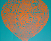 Screen Print - Modular Hot Air  Balloon - Limited Edition
