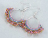 Sorbet Wave Beadwoven Earring