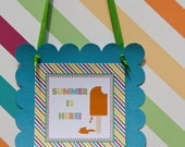 Popsicle Party Door Sign Summer Birthday Party Decor : Popsicle Sign by Belleza e Luce Il_170x135