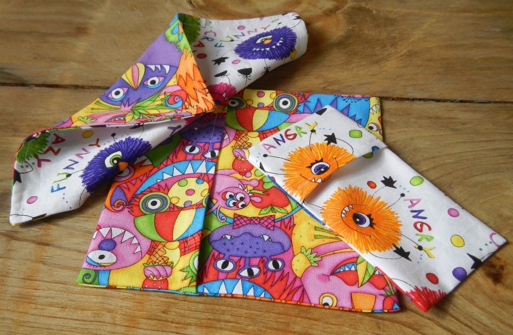 3 Piece Childrens Lunch Bag Set - Eco Cloth
