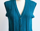 Vintage 70's Kimlon Knit Sweater Vest