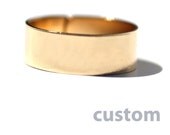 Gold Bar Ring - Custom