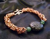 Chainmail Earth Bracelet - 6 1/4 inches