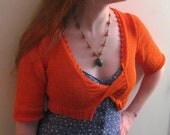 Knitting Pattern- Mother and Daughter Twist Front Shrug